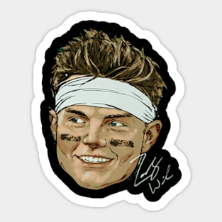 Zach Wilson New York J Portrait Sticker